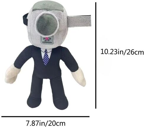Toilet Plush, New Toilet Audio Man Stuffed Plush Toy Soft Speakerman Boss Plushies Doll Figure Toys for Collectors Fans Kids Adults Halloween Thanksgiving Christmas Birthday Present in Saudi Arabia
