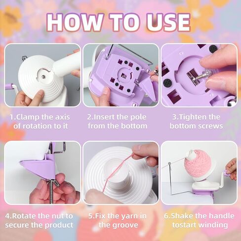 لفافة الغزل، لفافة كرة الغزل، لفافة كرة الغزل التي تعمل يدويًا، لفافة كعكة الغزل، لفافة كرة مخروطية من الصوف اليدوية مع لفة صوف مجانية 50 جم in Kuwait