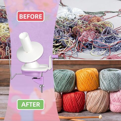 لفافة الغزل، لفافة كرة الغزل، لفافة كرة الغزل التي تعمل يدويًا، لفافة كعكة الغزل، لفافة كرة مخروطية من الصوف اليدوية مع لفة صوف مجانية 50 جم in Kuwait