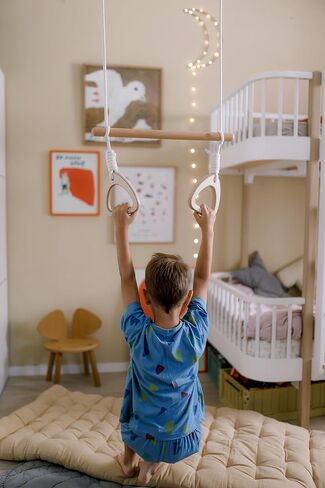 أرجوحة كيندرفيتس مع حلقات للأطفال | يساعد على تطوير مهارات التوازن والتنسيق | العمر 3+ in Kuwait