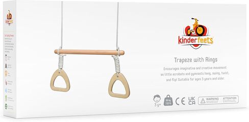 أرجوحة كيندرفيتس مع حلقات للأطفال | يساعد على تطوير مهارات التوازن والتنسيق | العمر 3+ in Kuwait