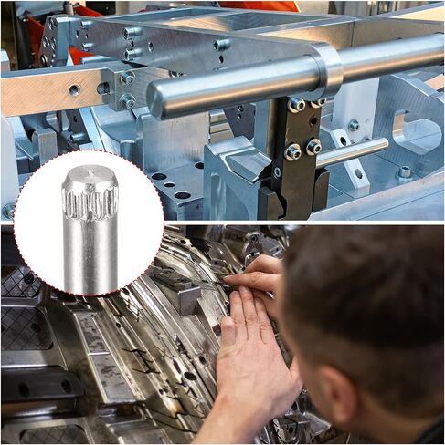 uxcell 2x16mm 304 Stainless Steel Dowel Pins, 50Pcs Knurled Head Flat Chamfered End Dowel Pin, Wood Bunk Bed Shelf Pegs Support Shelves Fasten Elements in Saudi Arabia