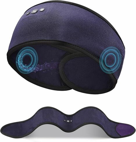 Headband Headphones for Small Head Size, Adjustable Bluetooth Headband, Wireless Bluetooth Headband Headphones for Sleeping, Running, Insomnia, Sleep Mask with Stereo Speakers, Cool Gadgets Tech Gifts in Saudi Arabia