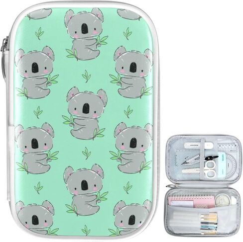 ZZKKO Animal Llama Pencil Bag Case Zipper Pencil Holder Organizer Stationary Pen Bag Cosmetic Makeup Bag Pouch Purse for School Office Supplies in Saudi Arabia