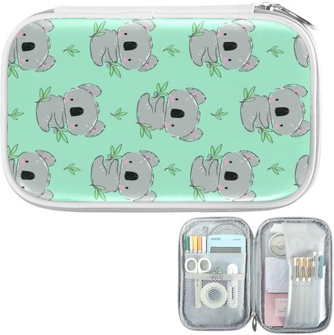 ZZKKO Animal Llama Pencil Bag Case Zipper Pencil Holder Organizer Stationary Pen Bag Cosmetic Makeup Bag Pouch Purse for School Office Supplies in Saudi Arabia