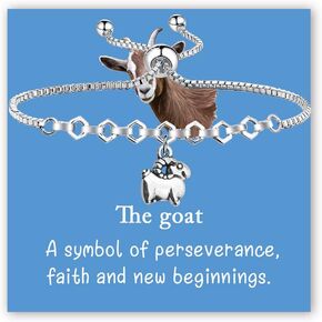 Goat Wish Bracelet Animal Goat Lover Gift Spirit Animal New Beginnings Friendship Bracelet