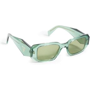 Prada Women's PR 17WS Rectangular Sunglasses