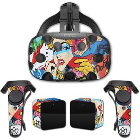 MightySkins Skin Compatible With HTC Vive Full Coverage - Cartoon Mania | Protective, Durable, and Unique Vinyl Decal wrap cover | Easy To Apply, Remove, and Change Styles | Made in the USA