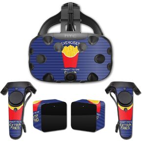 MightySkins Skin Compatible with HTC Vive Full Coverage - Extra Fries | Protective, Durable, and Unique Vinyl Decal wrap Cover | Easy to Apply, Remove, and Change Styles | Made in The USA