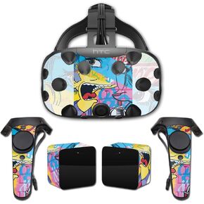 MightySkins Skin Compatible With HTC Vive Full Coverage - Blue Eyes | Protective, Durable, and Unique Vinyl Decal wrap cover | Easy To Apply, Remove, and Change Styles | Made in the USA