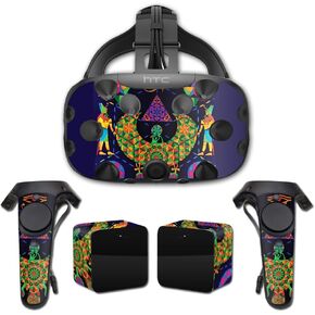 MightySkins Skin Compatible with HTC Vive Full Coverage - Egyptian Geometry | Protective, Durable, and Unique Vinyl Decal wrap Cover | Easy to Apply, Remove, and Change Styles | Made in The USA