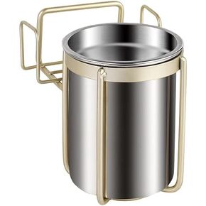 Wall-Mounted Stainless Steel Cigarette Ashtray, Smoking Ashtray for Toilet Smokers, Windproof Ash tray for Bathroom Living Room Hotel Compartment