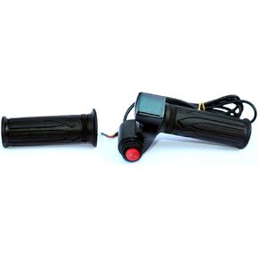 L-faster 24V/36V/48V Bike Throttle Grip Scooter Voltage LED Indicator Power Accelerator