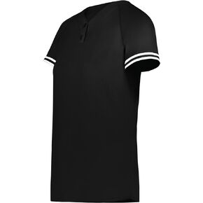 Augusta Sportswear Girls Cutter+ Henley Jersey
