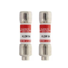 2 PCS KLDR 5 (KLDR-5) 5 Amp (5 A) 600V Time-Delay Fuse