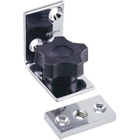 Perko 0719DP0CHR Chrome-Plated Removable Angled Fastener with Black Polymer Knob