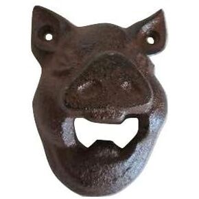 Cast Iron Wall Mounted Pig Bottle Opener