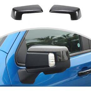 CheroCar for Silverado Mirror Cover Rearview Mirrors Cover Side Mirror Cover Decoration Trim Kit Compatible with GMC Sierra/Chevrolet Silverado 2019-2023,Carbon Fiber