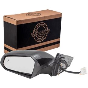 Brock Replacement Drivers Power Side View Mirror Heated Signal Blind Spot Detection Compatible with 15-17 Sonata 87610C2020 HY1320236
