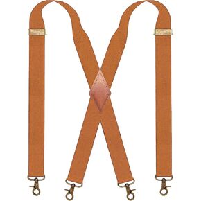 SupSuspen Snap Hook Suspenders for Men for Belt Loop Retro Suspenders Adjustable