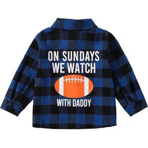 Toddler Baby Boy Girl Plaid Shirt Long Sleeve Button Down Red Flannel Tops Clothes