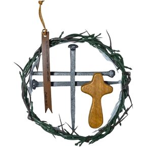 Crucifixion Nail Jesus Crown of Thorns Corona de espinas Christian Jesus Cross Bible Bookmark Iron Crown of Thorns Headpiece Crown of Thorns Ring Passion of Christ Crucifixion Nails Roman in Kuwait