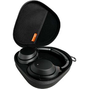 Headphones Hard Case for Sony WH1000XM4, WH1000XM3, WH-CH720N, WHCH710N, WH-CH520, MDR-1A, MDR-1R Headphones, Travel Carrying Bag, Storage Protective Bag with Cable Storage (Black)