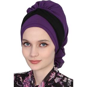 Instant Turban Lightweight Multicolor Chiffon Scarf Head Turbans For Women Headwear Stylish Design