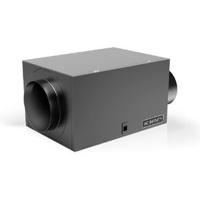AC Infinity Inline Filter Box 8" with High Efficacy Filter, Whole House HVAC Filtration Kit, Fits 8-Inch Inline Duct Fans for Fresh Air Intake and Ventilation