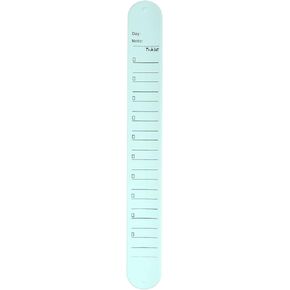 HARFINGTON Silicone Memo Wrist Band 9.37" x 1.14" 20cm 8 Inch Measure Ruler Waterproof Reusable Slap Bracelets Writable Erasable Wearable Strap Line Block Wristbands for Daily Life, Blue