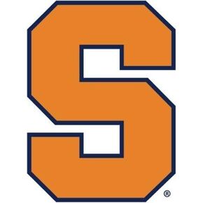5 Inch Syracuse Orange S Logo w/Blue Outline University SU Removable Wall Decal Sticker Art NCAA Home Room Decor 4 by 5 Inches
