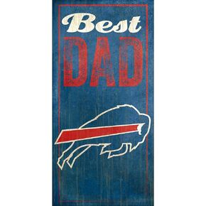 Fan Creations Buffalo Bills 6'' x 12'' Best Dad Sign