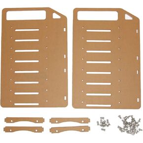 DIY Hard Drive Bracket, Multi Layer Acrylic Rack for Desktop with Accurate Mounting Hole, Supports Multiple 3.5inch Hard Drives, Easy Installation (8 Layers)