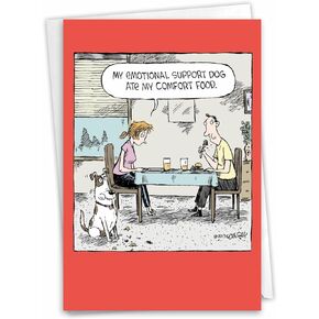 NobleWorks - 1 Humor Birthday Card with Envelope - Funny Cartoons for Birthday Greetings, Celebration Notecard - Bunny Selfies C2750BDG
