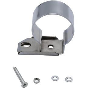 Chrome Coil Mount Bracket Replacement Compatible for Ford 260 289 302 351W 351C 400 Mustang F150 Bronco
