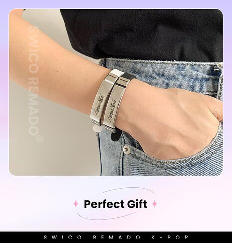 أساور Kpop Merch أساور من السيليكون هدية للأرانب، عبوة من قطعتين in Kuwait