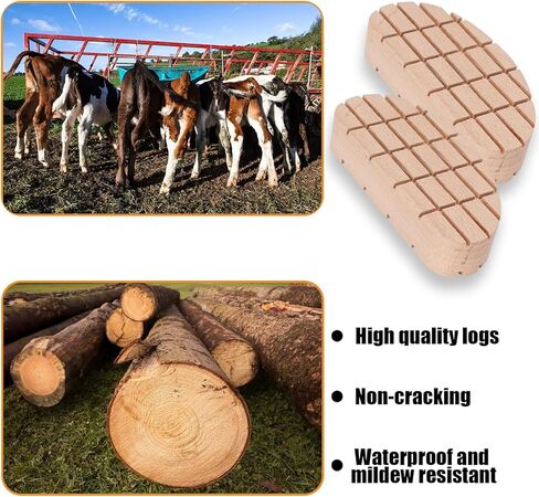 قطعتان من وسادات حافر البقرة والأحصنة والخيول، حصيرة حافر خشبية سهلة اللصق، حماية مسامية من أجل كتلة علاج العرج المستخدمة من قبل مزارعي الألبان in Kuwait