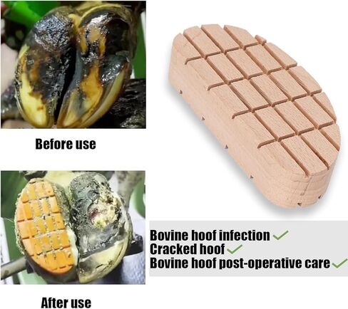 قطعتان من وسادات حافر البقرة والأحصنة والخيول، حصيرة حافر خشبية سهلة اللصق، حماية مسامية من أجل كتلة علاج العرج المستخدمة من قبل مزارعي الألبان in Kuwait