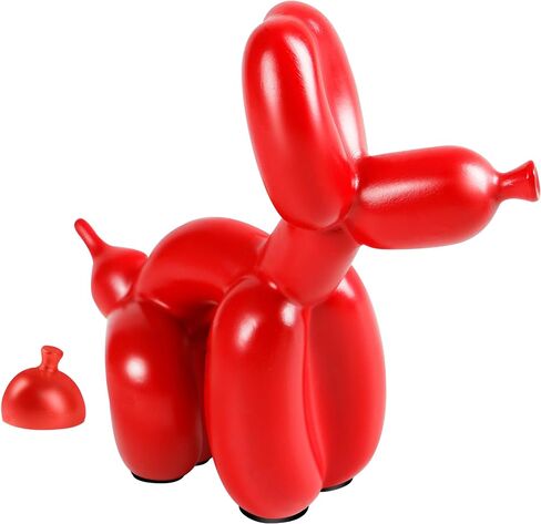 Pooping Balloon Dog Sculpture, Small Animal Statue Home Decor, Modern Decorative, Art Sculpture Modern Desktop Ornament for Office Bedroom Living Room Decor (Shiny Blue, Small) in Saudi Arabia