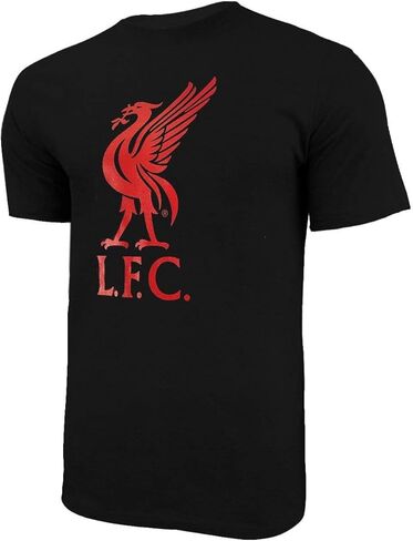 تي شيرت Icon Sports Liverpool FC - قميص رجالي رسمي للبالغين من القطن بأكمام قصيرة LFC World Soccer Football Club كاجوال نشط برسومات تي شيرت LP126CT-K DOM XL in Kuwait