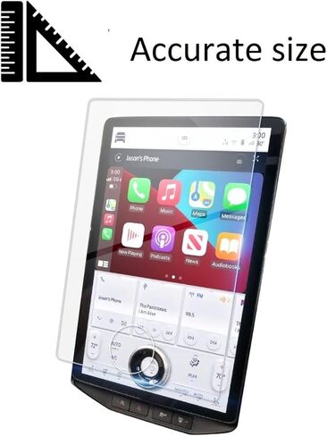 واقي شاشة متوافق مع 2022 2023 Expedition، شاشة تعمل باللمس Expedition Sync 4 مقاس 15.5 بوصة، مضادة للوهج والخدش، مقاومة للصدمات، زجاج مقسى ممتاز in Kuwait