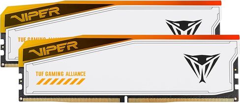Patriot Viper Elite 5 TUF Gaming RGB DDR5 RAM 32GB (2X16GB) 6000MT/s CL36 UDIMM مجموعة ذاكرة الألعاب المكتبية - PVER532G60C36KT in Kuwait