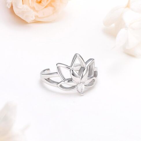 Alphm 925 Sterling Silver Toe Ring for Women Adjustable Open Toe Ring Summer Foot Jewelry in Kuwait