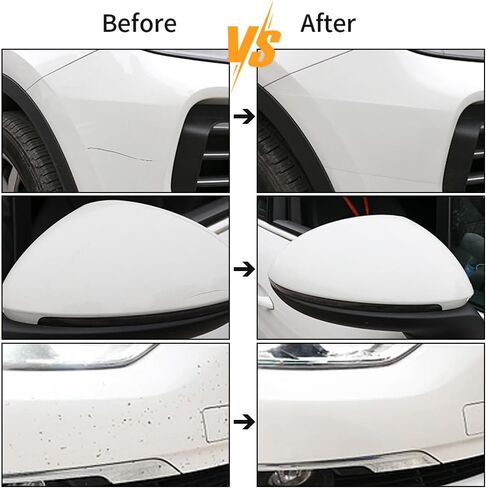 قطعة واحدة من واقي عتبة باب السيارة الشفاف العالمي، شريط مضاد للتصادمات لحافة باب السيارة، واقي عتبة الباب، يناسب معظم السيارات (1000 × 3 سم) in Kuwait