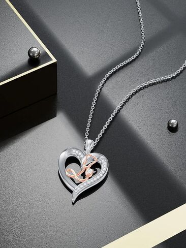 قلادة سماعة الطبيب S925 من الفضة الاسترليني ممرضة الطبيب سماعة الطبيب قلادة على شكل قلب متقاطع مجوهرات التمريض الطب موضوع الهدايا للطبيب ممرضة التخرج الطبي طالب الطب البيطري RN in Kuwait