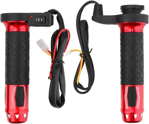 Motorcycle Handlebar Grips 22mm(7/8"), Electric Heated Handlebar Grips, Universal Motorbike Handlebar Grips for Motorcycle, ATV in Saudi Arabia