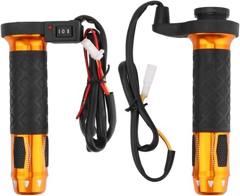 Motorcycle Handlebar Grips 22mm(7/8"), Electric Heated Handlebar Grips, Universal Motorbike Handlebar Grips for Motorcycle, ATV in Saudi Arabia