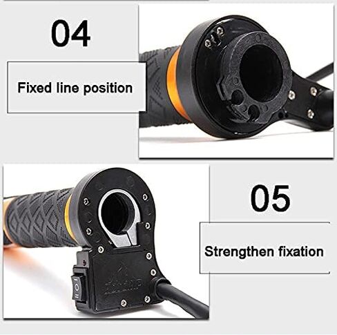 Motorcycle Handlebar Grips 22mm(7/8"), Electric Heated Handlebar Grips, Universal Motorbike Handlebar Grips for Motorcycle, ATV in Saudi Arabia