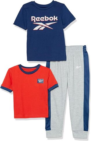 Reebok Boys Three Piece T-shirt Jogger Set3PC Set in Saudi Arabia