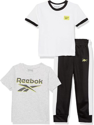 Reebok Boys Three Piece T-shirt Jogger Set3PC Set in Saudi Arabia